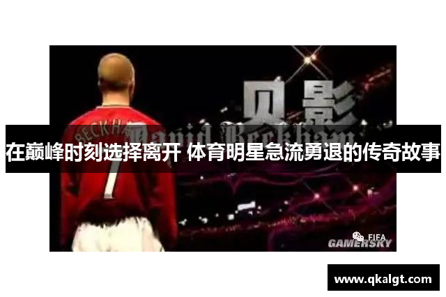 在巅峰时刻选择离开 体育明星急流勇退的传奇故事